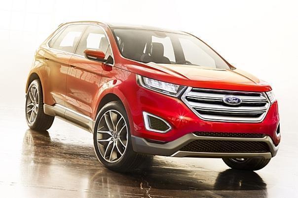 Ford Edge Concept gibt klare Hinweise auf dynamisches Design, fortschrittliche Technologien und hochwertige Verarbeitung des künftigen Serienmodells